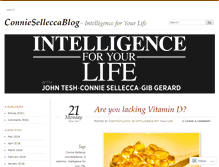 Tablet Screenshot of connieselleccablog.com